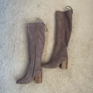 Steve Madden knee high boots.